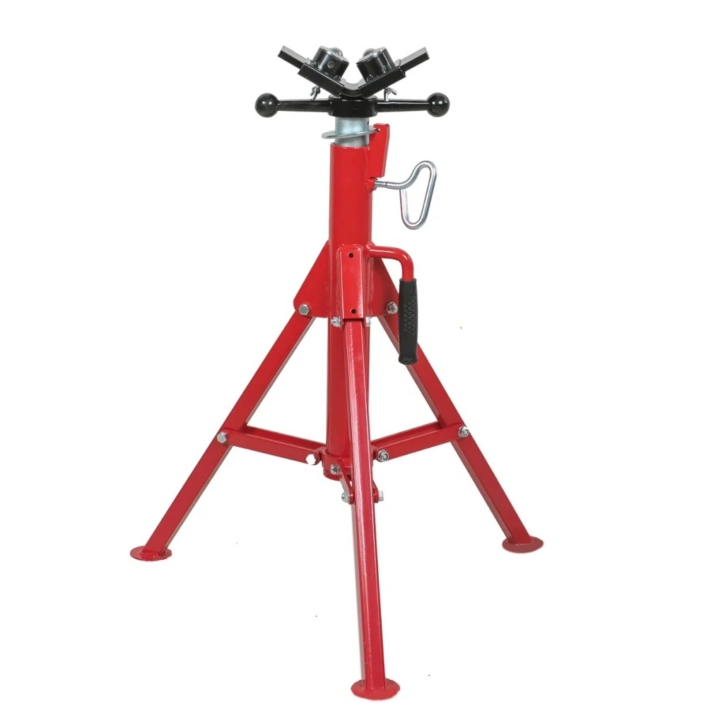 V-Head 1/8&quot;-12&quot; Pipe Holder Pipe Support Stands with 1300 Lbs Load Capacity