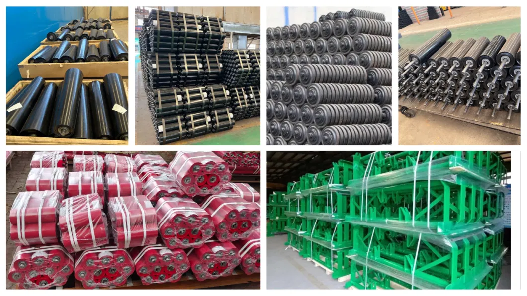 Manufacturer Offer Conveyor Roller Heavy Duty Steel Rubber Disc Idler/Mining in South Africa