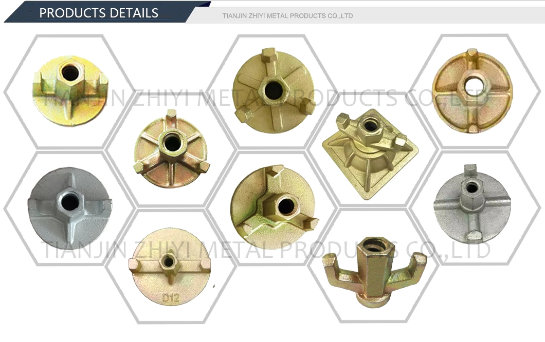 Construction Equipment Tools Formwork Wing Nut Price Tie Rod Wing Nut Screw Tie Rod for Shuttering Tie Rod with Wing Nut Tie Rod for Column Shuttering