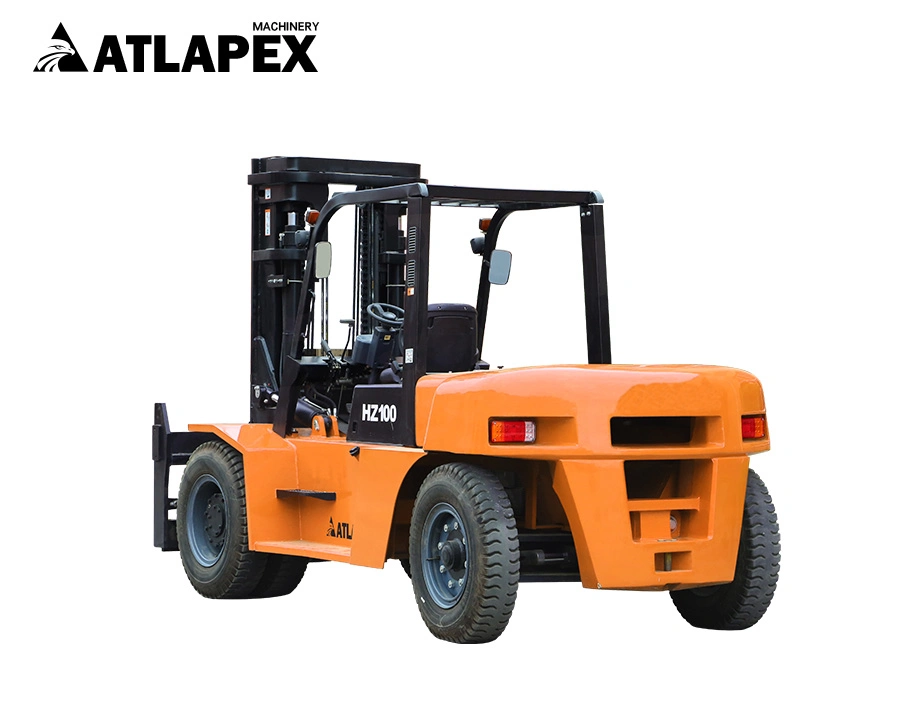 Automatic Transmission Heavy Duty 10 Ton Diesel Forklifts with Positioner