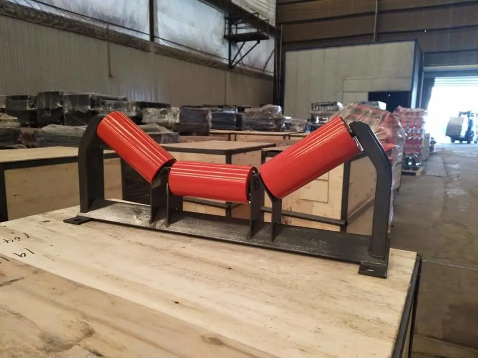 Different Standards Impact Roller with Black Ends for Mining Conveyor