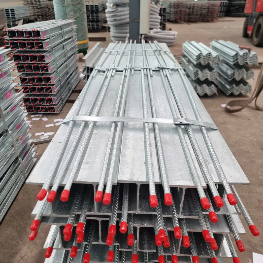 Q355/Q235 Hot DIP Galvanized Welding Retaining Wall Column with 100UC150UC200UC Rebar