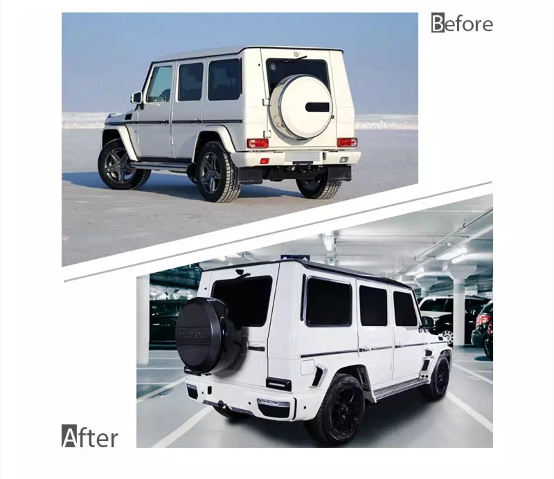 Mercedes Benz G63 Wide Upgrade Body Kit for G Class W463 G500 Year 1990-2018 with Front Rear Bumper Fender Grille Side Skirt Head Tail Light Hood