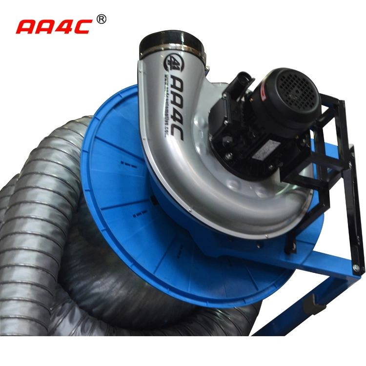 AA4c High Temp Motorized Vehicle Exhaust Hose Reel with Fans