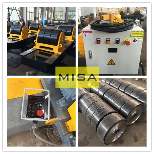 200, 000kg Capacity Polyurethane Wheels Adjustable Welding Rotator, Pipe Welding Equipment