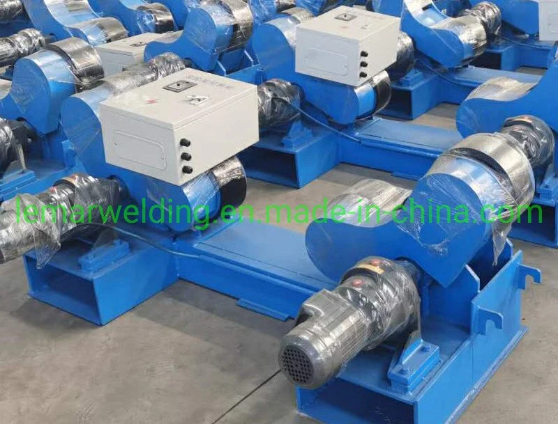 Self Adjustable Rotary 120 T Welding Rotator Turing Rolls for Tube Boiler