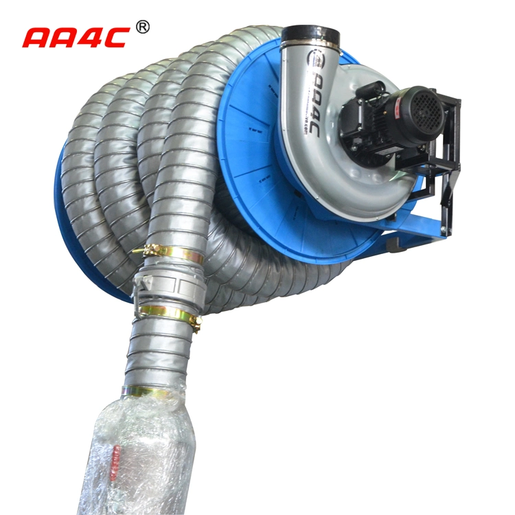 AA4c High Temp Motorized Vehicle Exhaust Hose Reel with Fans