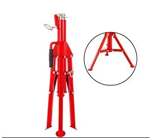 Folding Durable V-Head Pipe Stand with Single-Ball Transfer