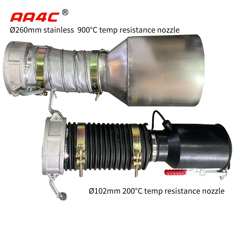 AA4c High Temp Motorized Vehicle Exhaust Hose Reel with Fans