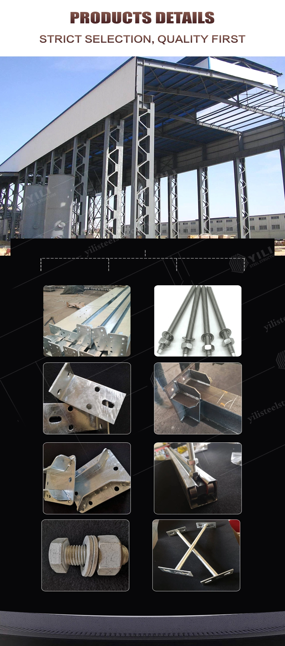 Australia Standard AS/NZS 4680 Hot Rolled and Welding Hot DIP Galvanized (zinc) Peb Steel Structure Column for Sale