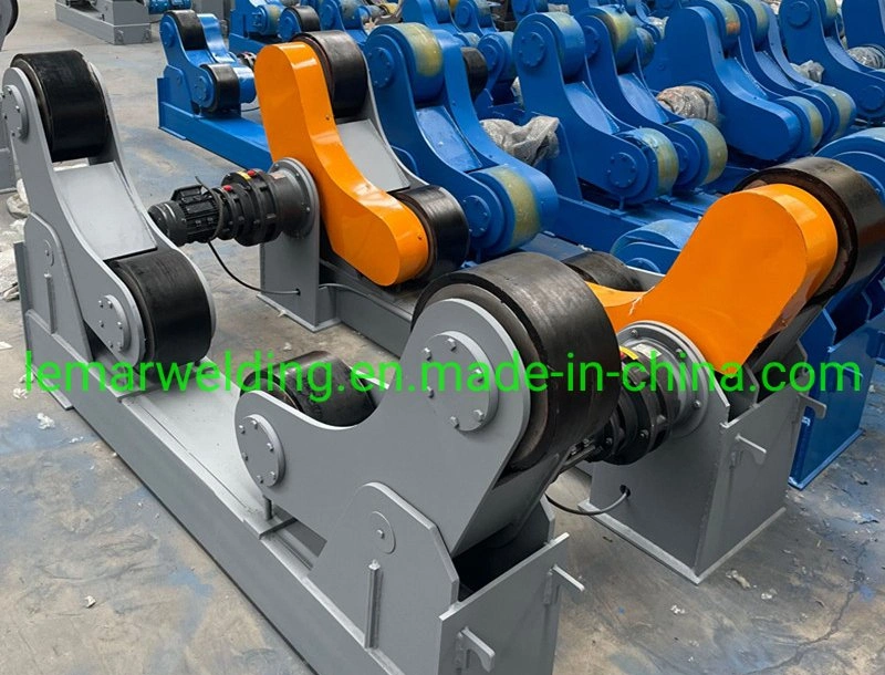 Self Adjustable Rotary 120 T Welding Rotator Turing Rolls for Tube Boiler