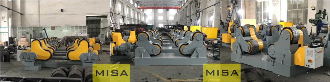 150 Ton Self-Aligning Welding Rotator Pipe Turning Rolls Tube Welding and Positioning Equipment