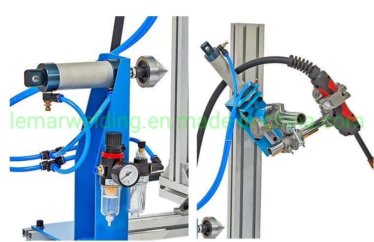30kg 50kg 100kg Pipe Flange Dual Guide Rail Pneumatic CNC Welding Positioner