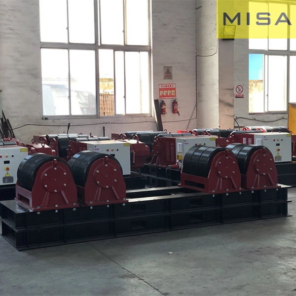 Pressure Vessel Welding Rotator with Triple PU Wheels Welding and Positioning Equipment