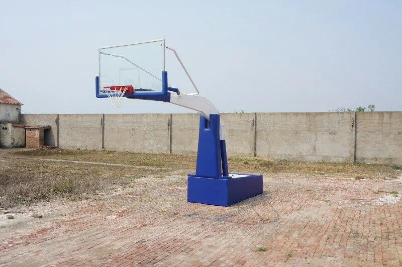 Movable Hydraulic Tempered Glass Basketball Hoop Stand Adjustable Basketball Stand