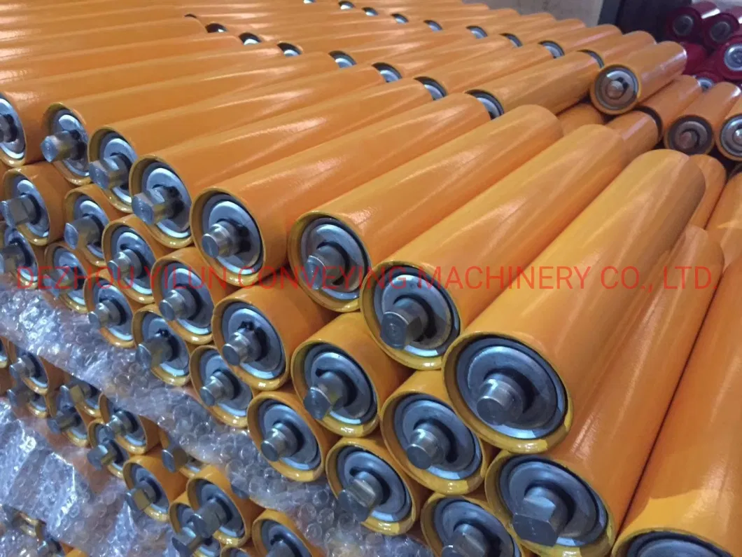 China Supplier Supply Steel Idler Belt Carrier Conveyor Roller for Sale