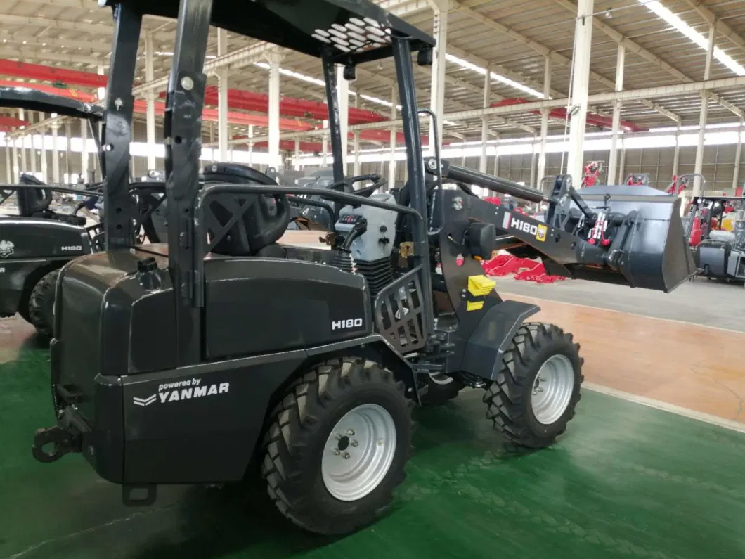 Manufacturer Loaders China Manufacturer 1.8ton Wl18 4WD/Wheeled CE/EPA Compact Wheel Loader for Rental/Agricultural Low Prices