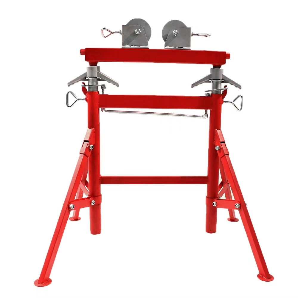 H403 Double Pipe Support Stand Adjustable Height 29-43&quot; Loading Capacity 2500lbs