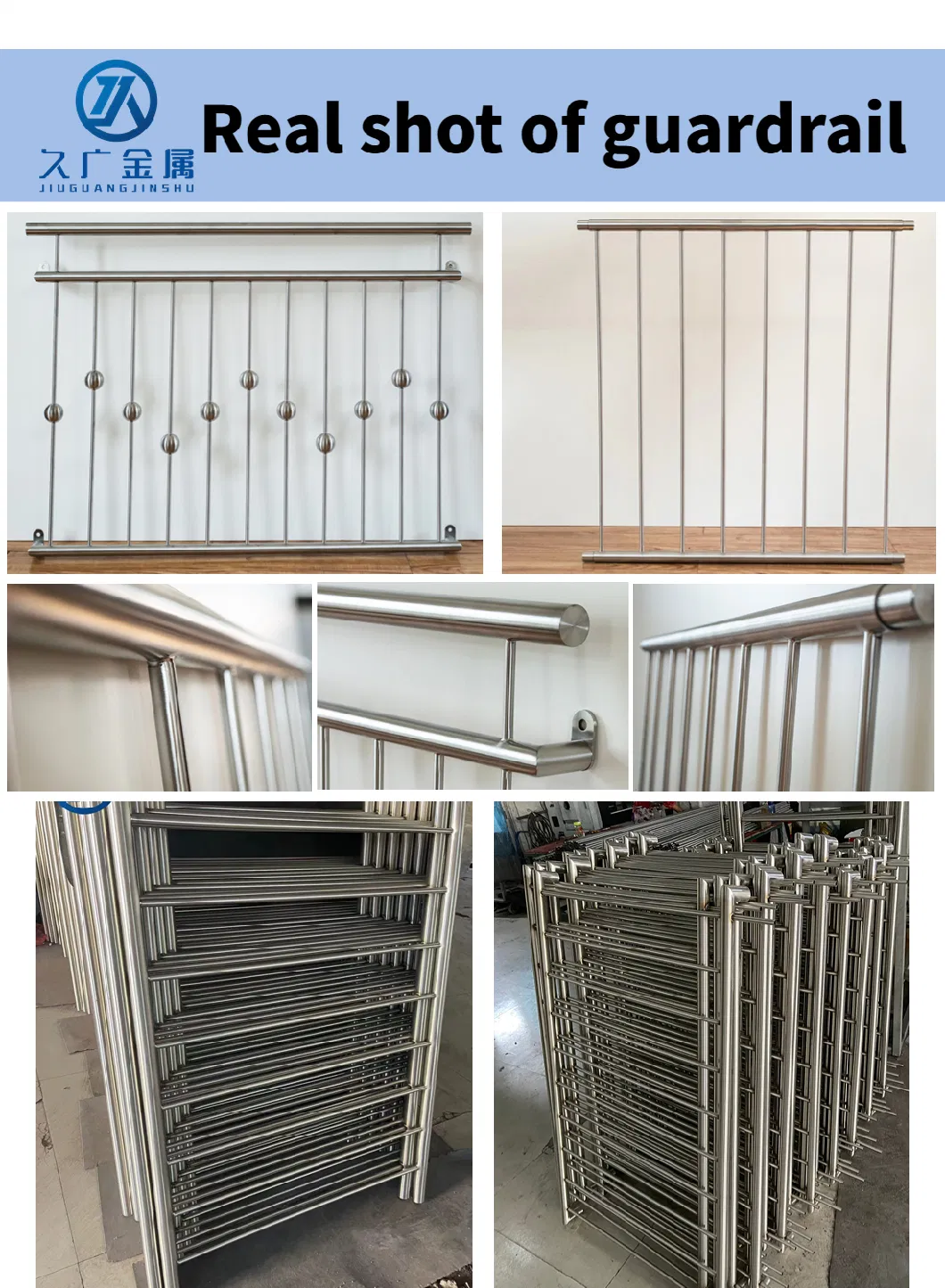 High-Quality Stainless Steel Welding 201 304 316 Guardrail Column Custom