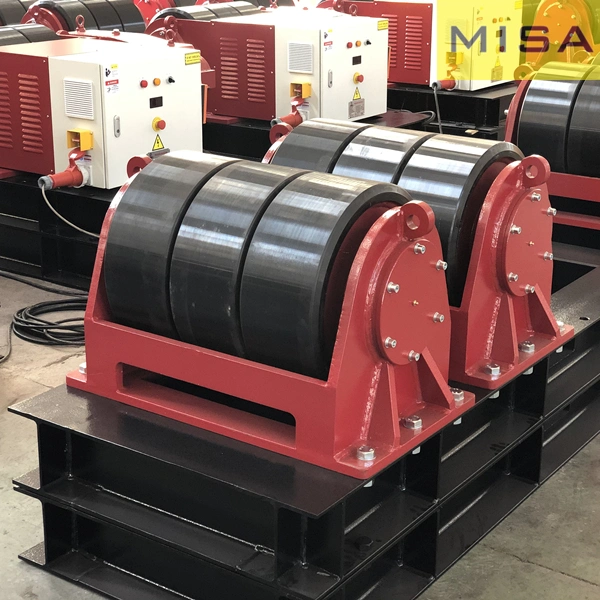 Pressure Vessel Welding Rotator with Triple PU Wheels Welding and Positioning Equipment