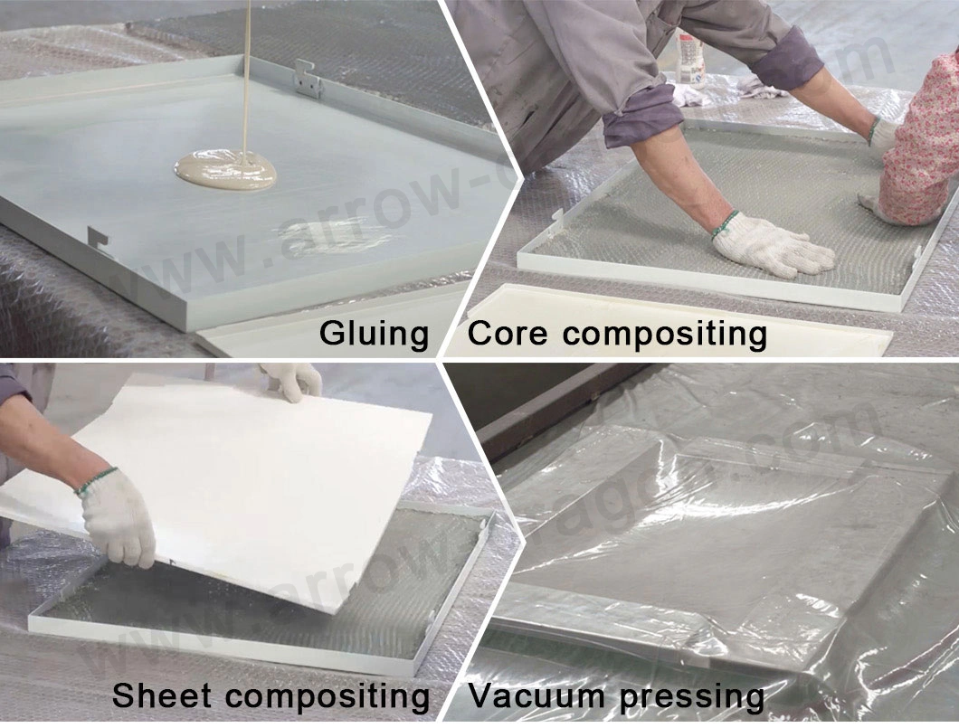 PVDF Fireproof Anti-Seismic Aluminum Honeycomb Panels for Column Cover/Column Cladding