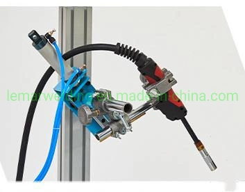 30kg 50kg 100kg Pipe Flange Dual Guide Rail Pneumatic CNC Welding Positioner