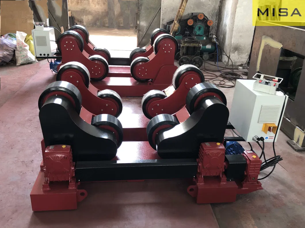 Pipe Rotator Motorized Moving Self-Aligning Welding Turning Rolls