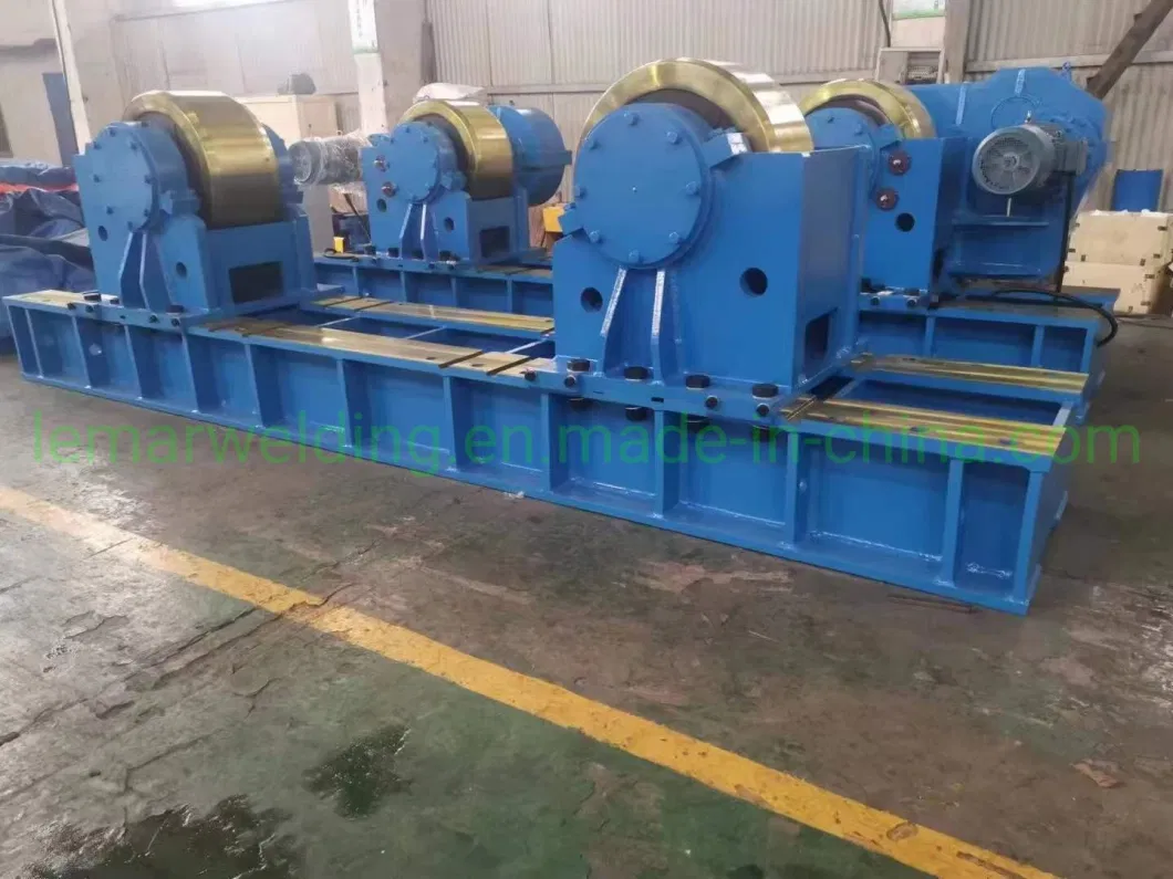 600 Tonne Screw Adjustable Welding Rotators Turning Vessel Rollers