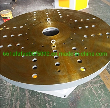 2 Ton 360 Degree Rotation Floor Welding Turntables with Reliable Foot Switch Control