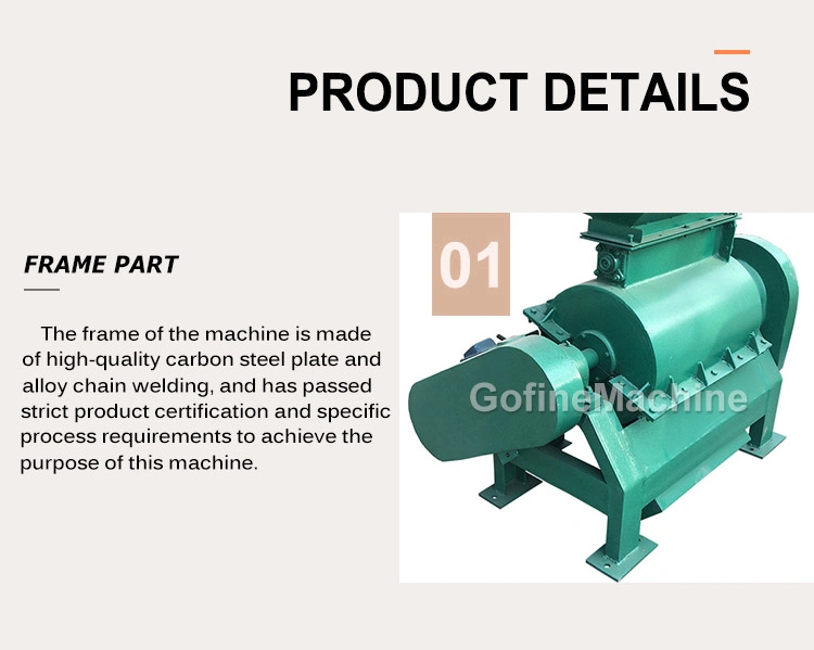 Cow Dung Crusher Organic Fertilizer Making Machine Urea Crusher Fertilizer Plant