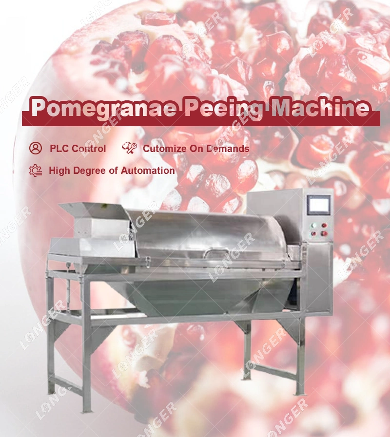 Industrial Fresh Fruits Peeler Passion Fruit Peeling Pomegranate Peeling Machine