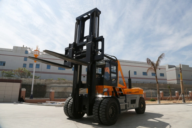 30t Hydraulic Diesel Forklift Truck with LED Forklift Lights