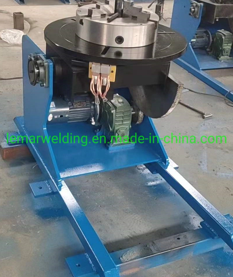 3000kg Universal Rotary Turn Table Positioner with 3 Jaw Lathe Chuck