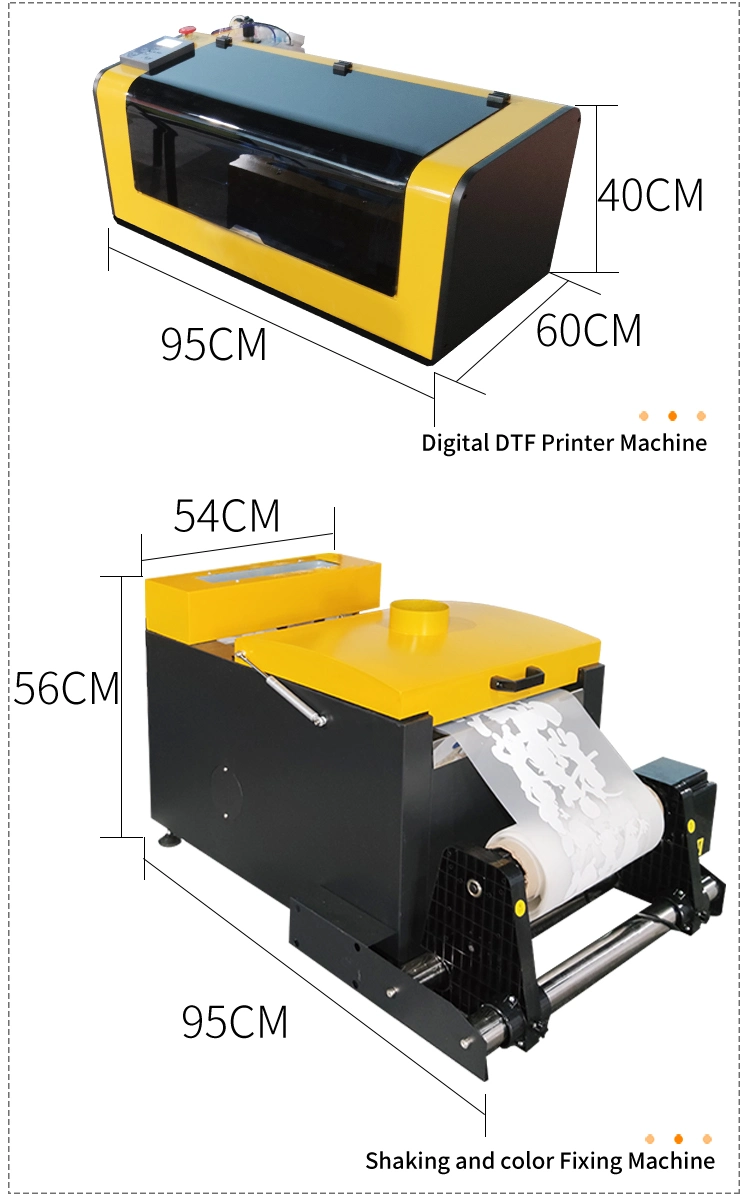 Dtf Printer Tshirt Printer Superior Quality Transfer Dtf Pet Film Printer Powder Shaking Machine for Any Kinds of T-Shirt