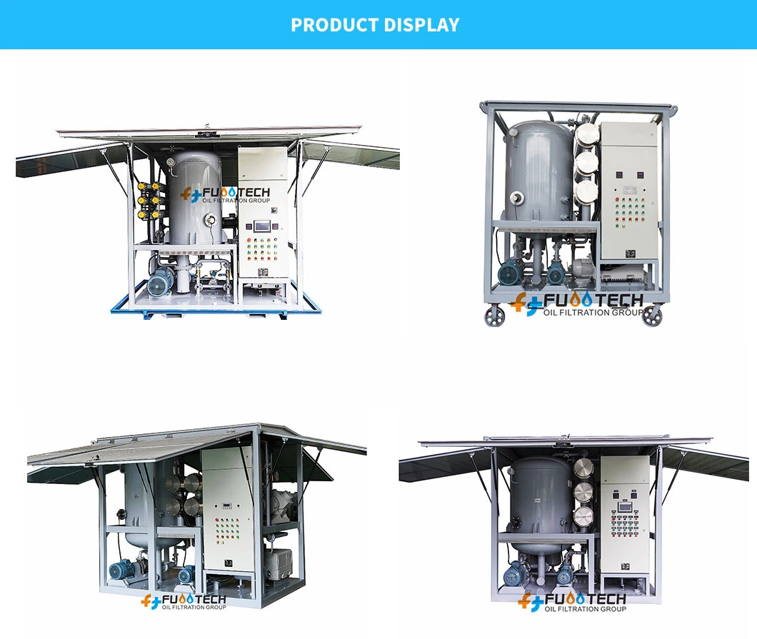 Double-Stage High Vacuum Transformer Oil Centrifuging Machine Oil Dehydration Plant