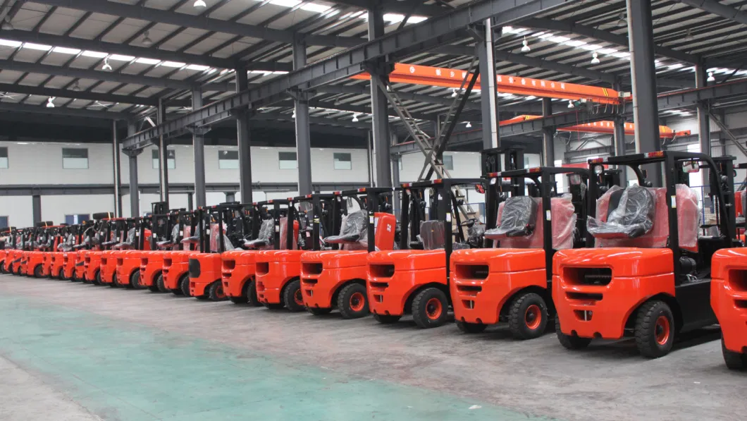 Low Price 5 Ton Diesel Forklift with 3 Stage Mast
