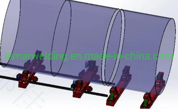 Frequency Control 60 Ton Hydraulic Fit up Welding Turning Rolls Roller Rotator