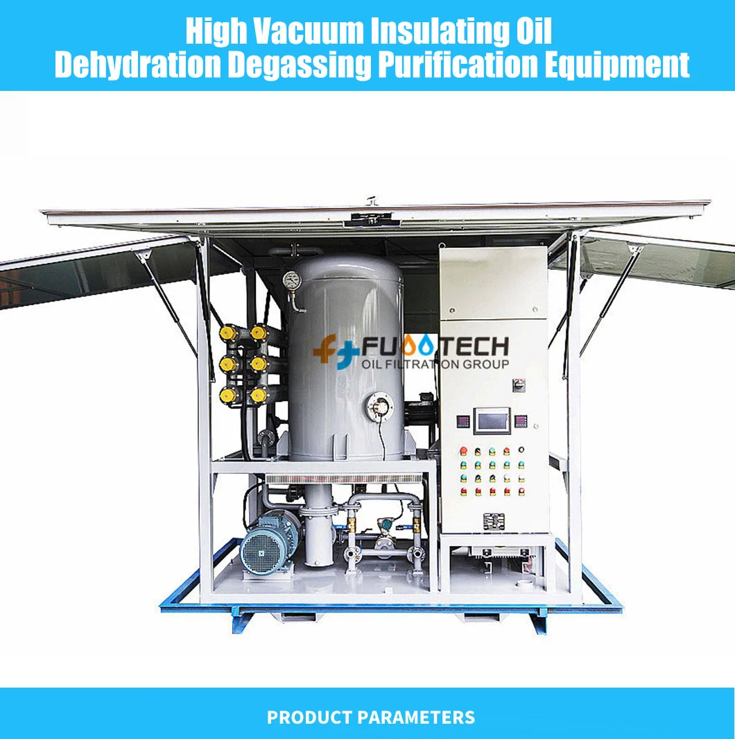 Double-Stage High Vacuum Transformer Oil Centrifuging Machine Oil Dehydration Plant