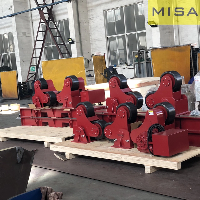 50ton Capacity Self-Aligning Welding Rotator with PU Wheels Pipe Welding and Positioning Equipment