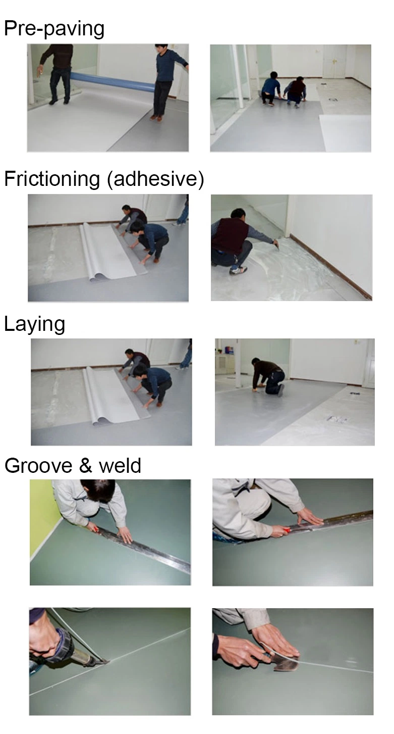 Superior Quality Homogeneous PVC Flooring Roll Floor Waterproof Vinyl PVC Roll