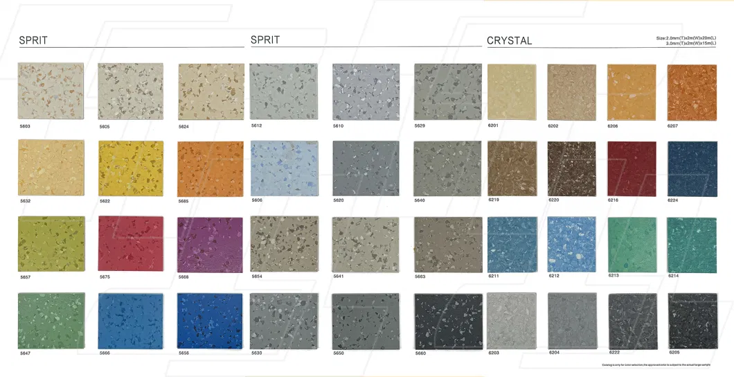 Superior Quality Homogeneous PVC Flooring Roll Floor Waterproof Vinyl PVC Roll