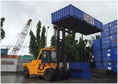 Container Handler Forklift Heavy Duty Grua Horquilla 16 Ton Diesel Forklift for Sale