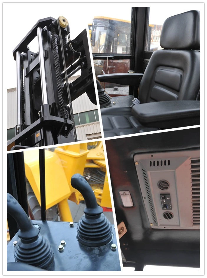 30t Hydraulic Diesel Forklift Truck with LED Forklift Lights