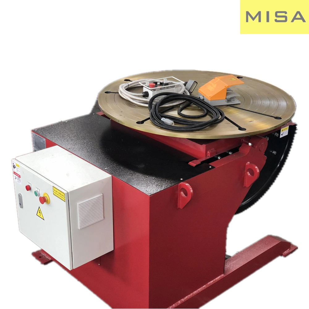 HBJ-12 Type Welding Positioner Rotary Table for Pipe Elbow Welding and Positioning Equipment