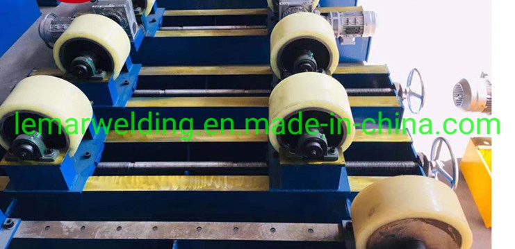 Self Adjustable 20 Ton Pipe Welding Rotator Turning Rolls 5 Meters Diameter