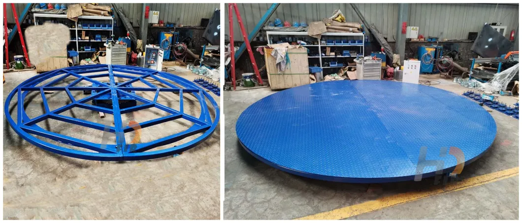 Car Auto Show Motorized Turntable Platform Rotating Welding Table Car Show