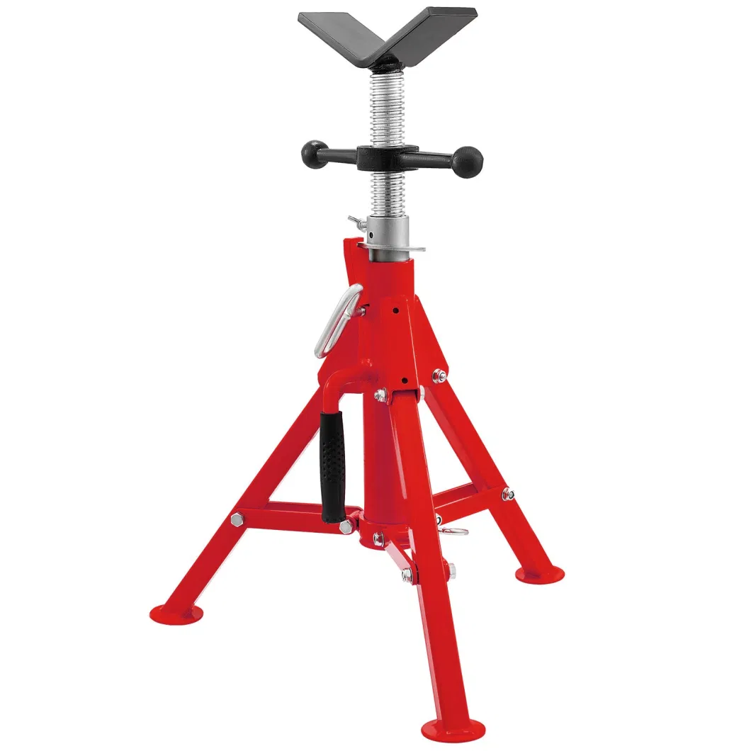 Portable Pipe Holder Stand with Universal Transfer Balls Piping Support
