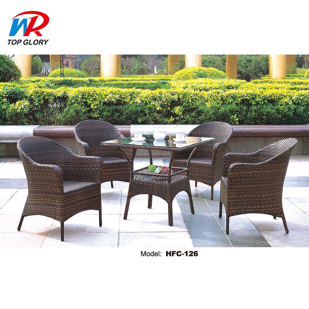 Patio Chairs Aluminum Table Dining Table Sets Tg-Hl808