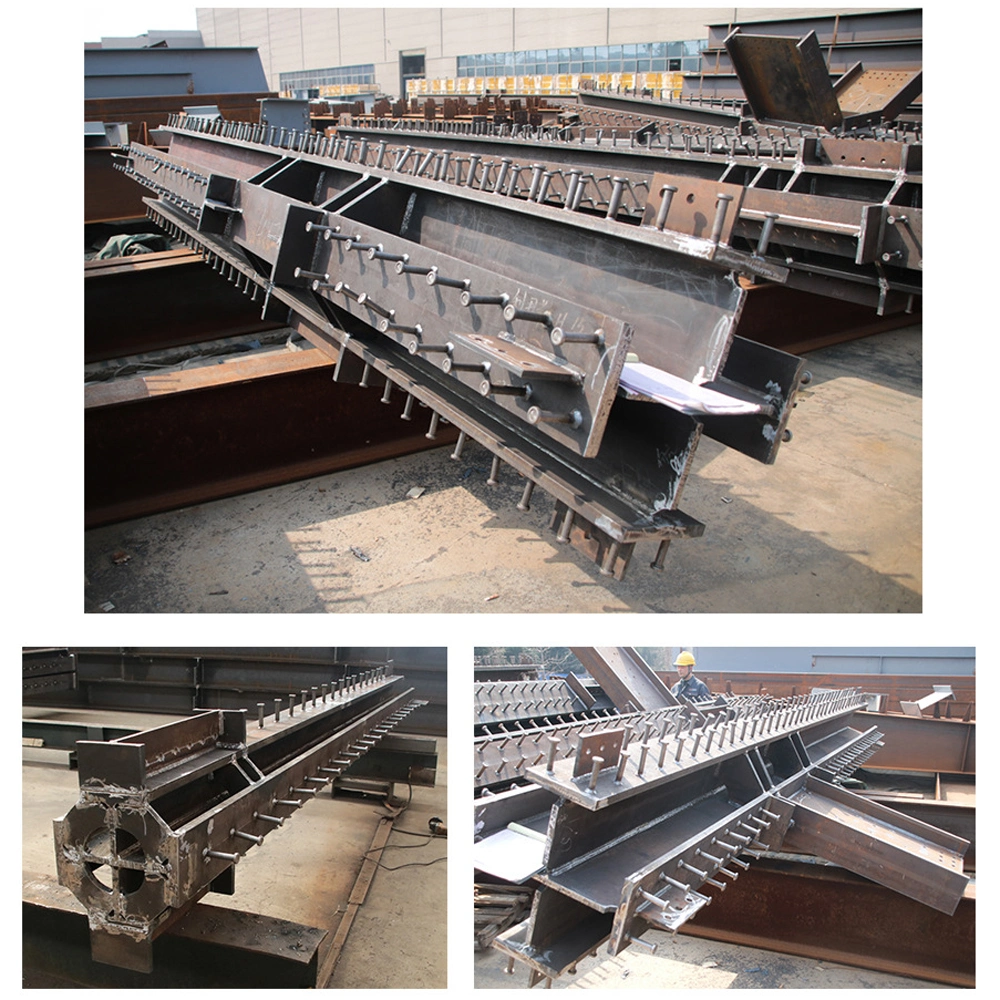 Steel Structure Beams Welding Fabrication Steel Truss Lattice Columns Box Columns