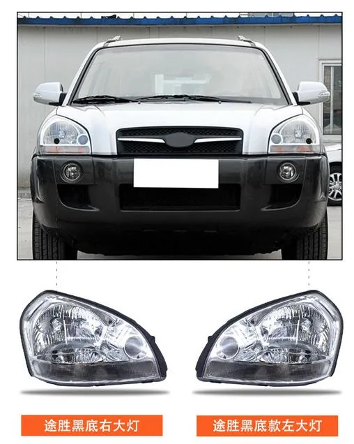 Auto Body Accessories Beijing Hyundai Old Tcson 05-10 Headlamp with Gray Background Tousheng Headlamp for Cars, Vehicles, Truck